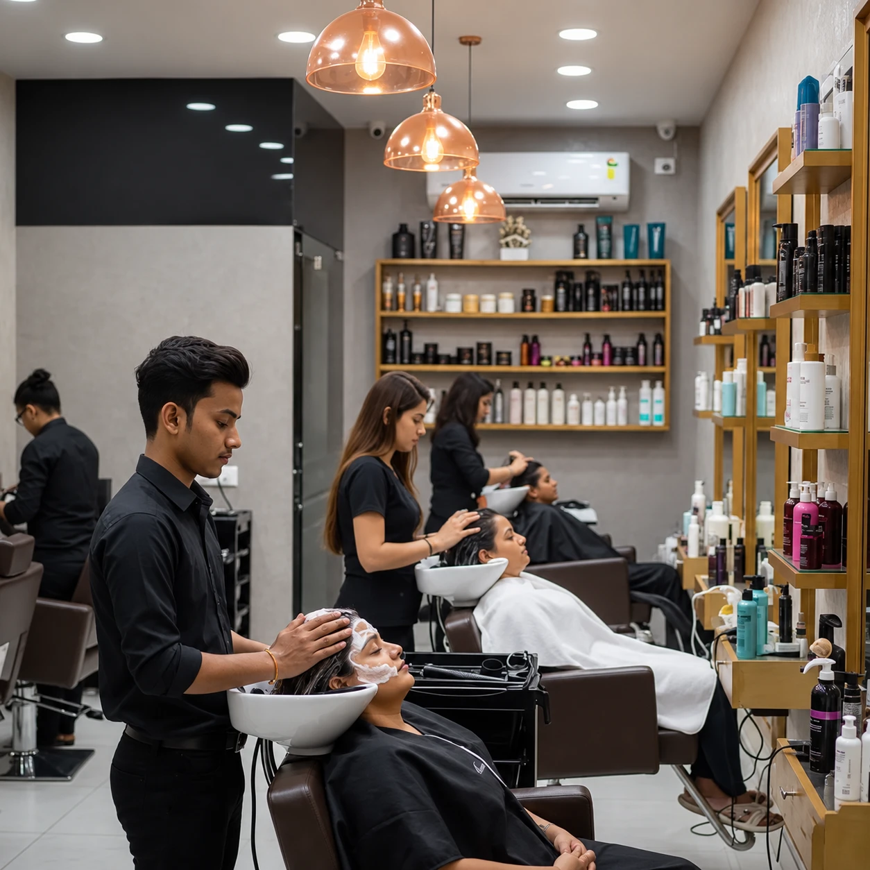 BrushnnBloom Salon Interior